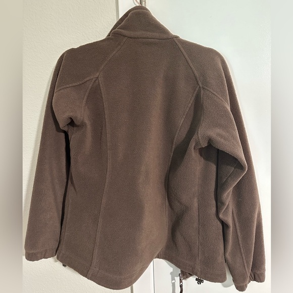 Small Columbia brown fleece jacket - Picture 5 of 5